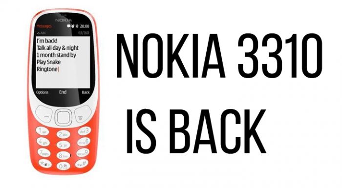 Nokia 3310 Is Back
